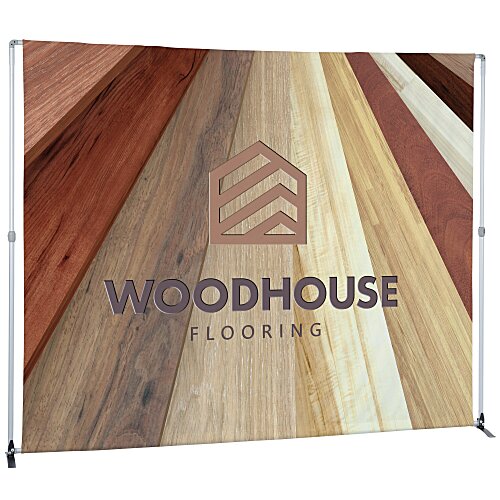 Bravo Expanding Floor Display - 10 feet - Two Sided Main Image
