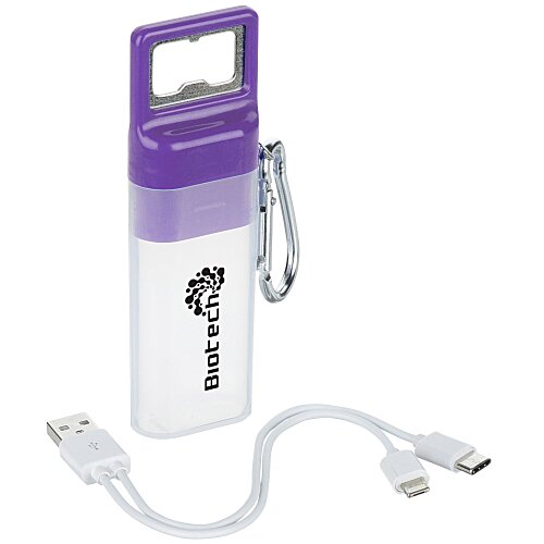 Ensemble Bottle Opener Case with Duo Charging Cable Main Image