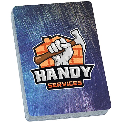 Distressed Metal Playing Cards Main Image