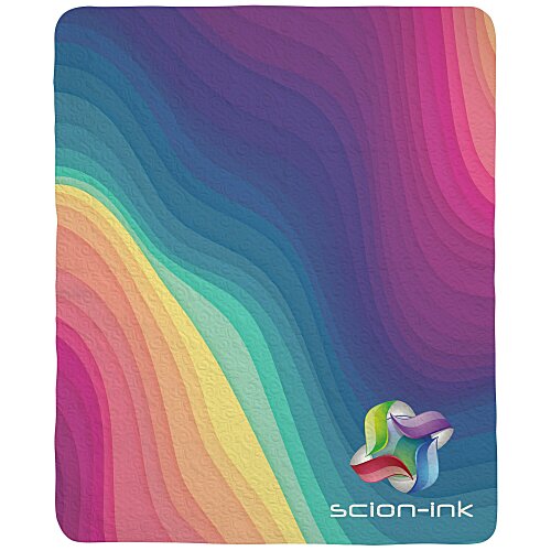 Full Colour Quilted Blanket Main Image