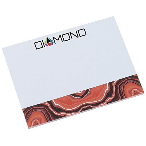 Souvenir Designer Sticky Note - 3" x 4" - Geode - 25 Sheet Main Image