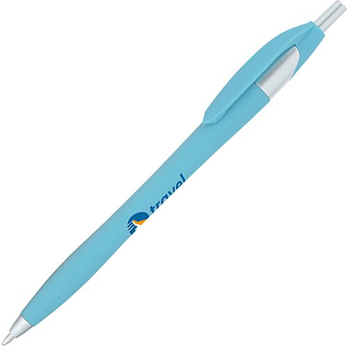 Javelin Soft Touch Pen - Neon - Full Colour Main Image