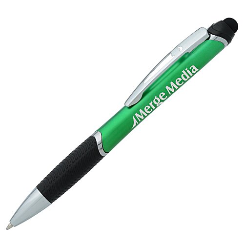 Dock Light-Up Logo Stylus Pen - Closeout Colours Main Image