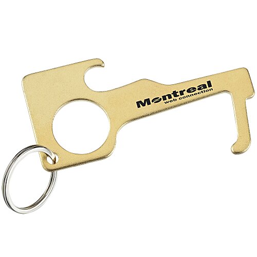 No Contact Bottle Opener Keychain Main Image