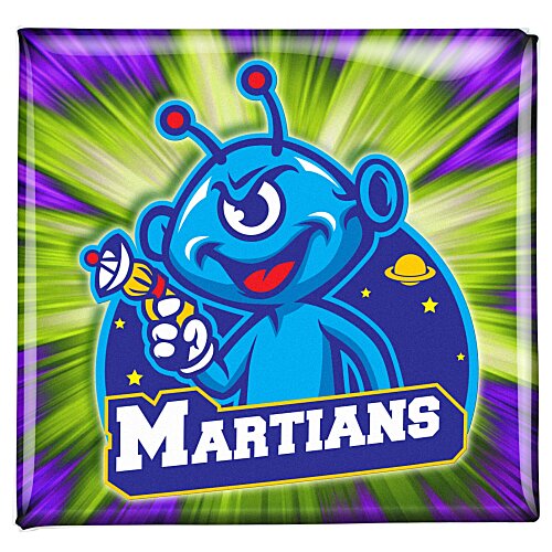 Square Button - 2 inches Main Image