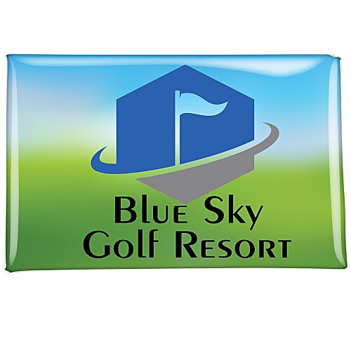 Rectangle Button - 2 inches x 3 inches Main Image