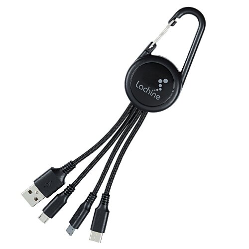 Cruise Carabiner Charging Cable - Light-Up Logo Main Image