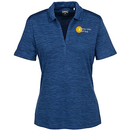 Callaway Broken Stripe Texture Polo - Ladies' Main Image