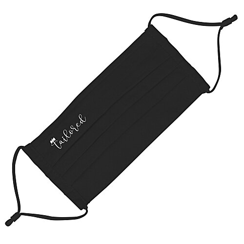 Organic Cotton Pleated Face Mask Main Image