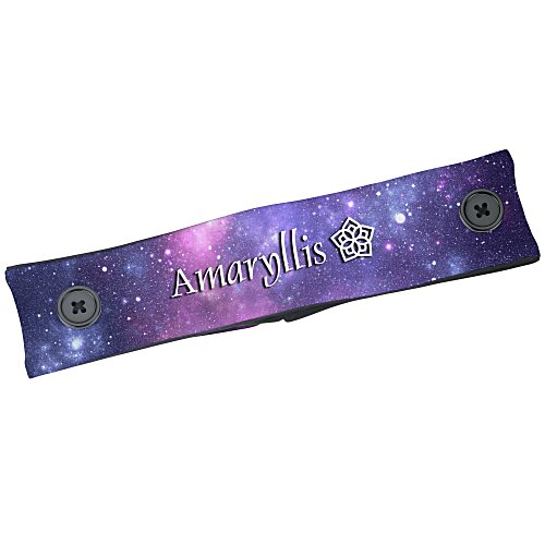 Full Colour Headband with Face Mask Buttons Main Image