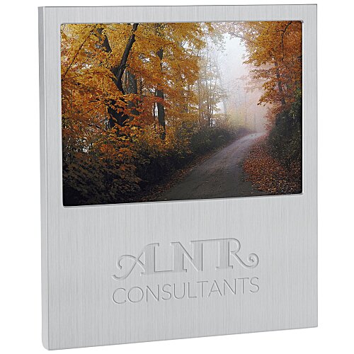 Brushed Aluminum Frame - 4" x 6" - Closeout Main Image