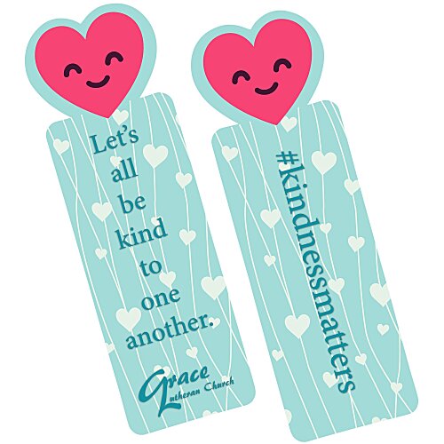 Full Colour Paper Bookmark - Heart Main Image
