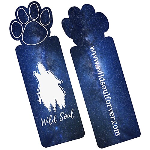 Full Colour Paper Bookmark - Paw Main Image