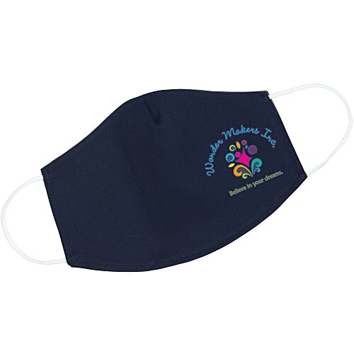 Brushed Cotton Twill Face Mask - Full Colour Main Image