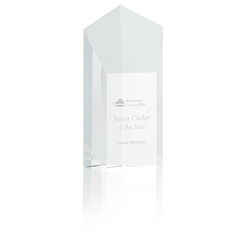 Pentagon Crystal Tower Award - 6 inches Main Image