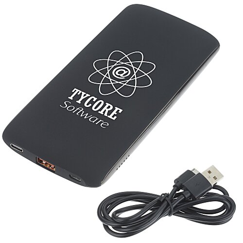 Raven Soft Touch Wireless Power Bank - 10,000 mAh Main Image