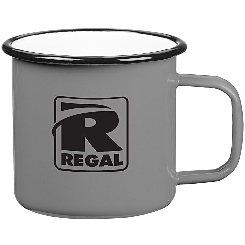 Enamel Metal Camper Mug - 16 oz Main Image
