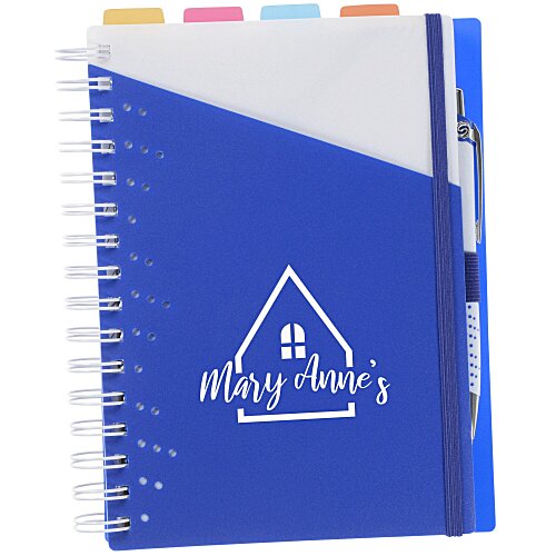 Souvenir Tabbed Notebook with Pen Main Image