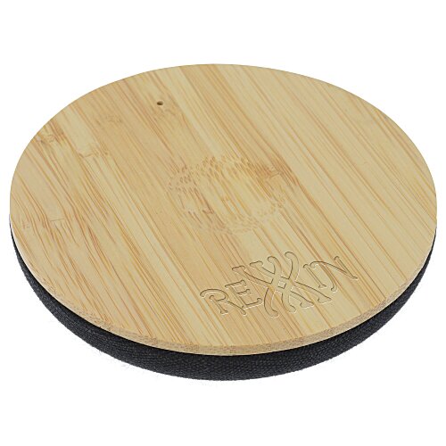 Bamboo Dual Wireless Charging Pad Main Image