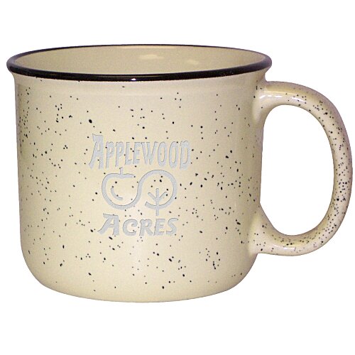 Campfire Ceramic Mug - Colours - 15 oz. - Laser Engraved Main Image