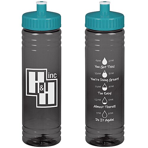 Halcyon Water Bottle with Droplet Graphics - 24 oz Main Image