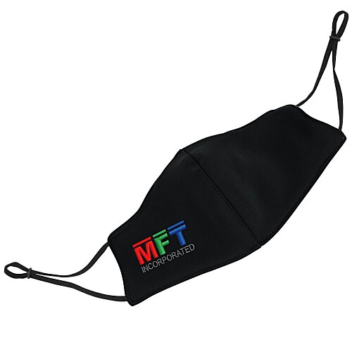 Comfy Performance 2-Ply Face Mask - Embroidered Main Image