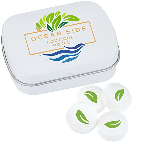 Mint Tin with Imprinted Mints Main Image