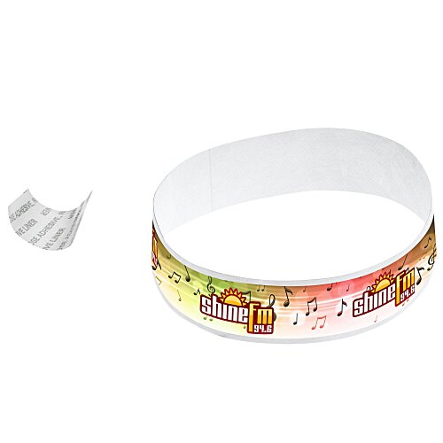 Full Colour Tyvek Bracelet - 3/4" Main Image