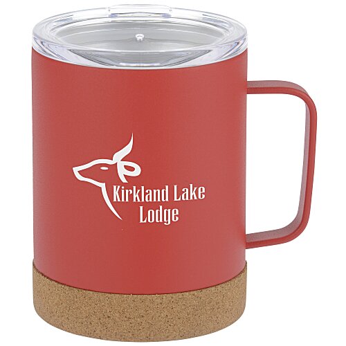 Cork Bottom Vacuum Mug - 12 oz. - Closeout Main Image