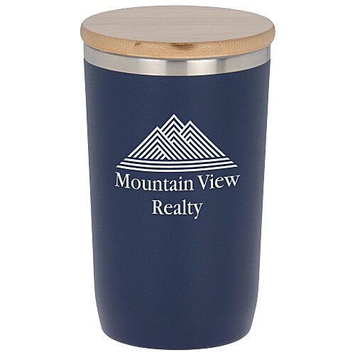 Brees Vacuum Tumbler with Bamboo Lid - 14 oz. Main Image