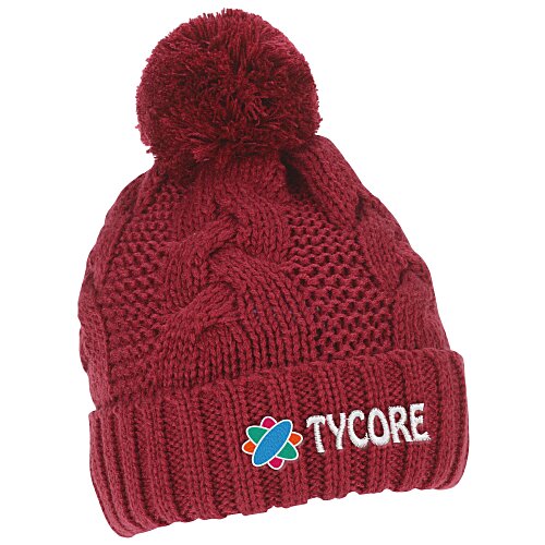 Divergent Knit Pom Toque Main Image