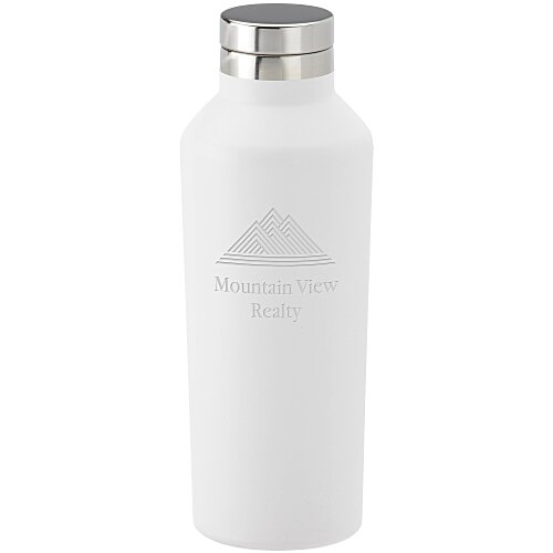 h2go Manhattan Vacuum Bottle - 17 oz - Laser Engraved Main Image