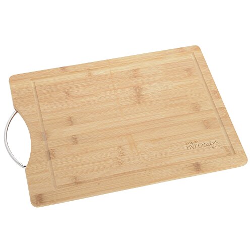 Home Basics Bamboo Board with Handle Main Image