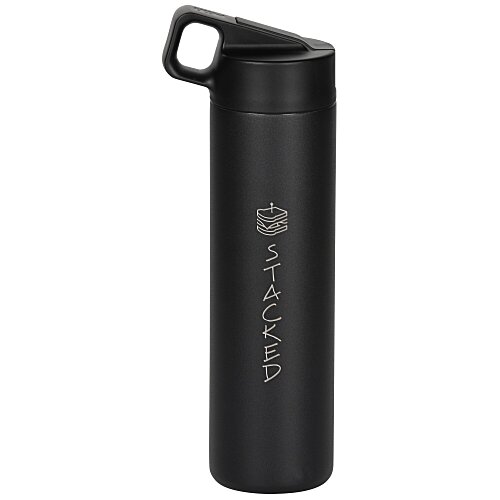 MiiR Wide Mouth Vacuum Bottle with Straw Lid - 20 oz - Laser Engraved Main Image
