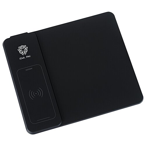 SCX Light-Up Logo Wireless Charging Mouse Pad - Closeout Main Image