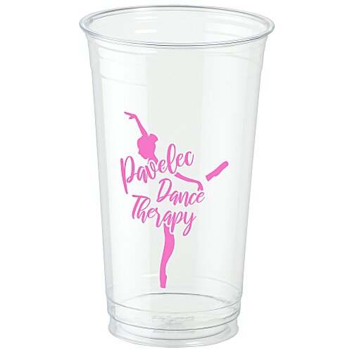 Clear Soft Plastic Cup - 32 oz. Main Image