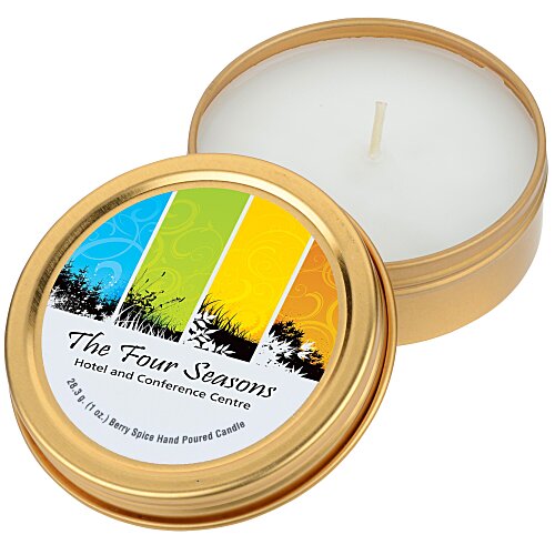 Candle in Metal Tin - 1 oz - Berry Spice Main Image