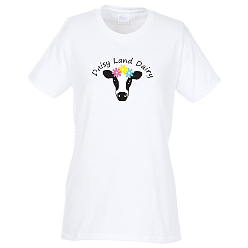 Gildan Ultra Cotton T-Shirt - Ladies' - Full Colour - White Main Image