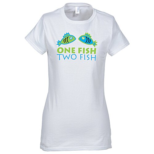 Gildan Softstyle T-Shirt - Ladies' - White - Full Colour Main Image