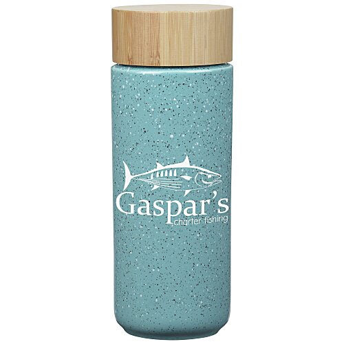 Speckled Ceramic Bottle - 10 oz - Closeout Main Image