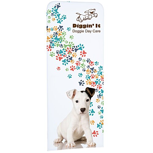 EuroFit Modular Recycled Fabric Straight Wall - 7-1/2' x 3' - Replacement Graphics Main Image