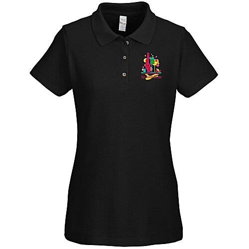 M&O Ringspun Pique Polo - Ladies' Main Image