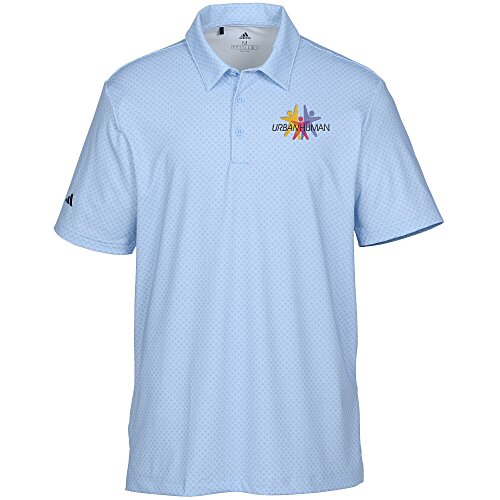 adidas Diamond Dot Print Polo Main Image