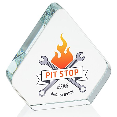 Starfire Paperweight - Peak - Full Colour Main Image