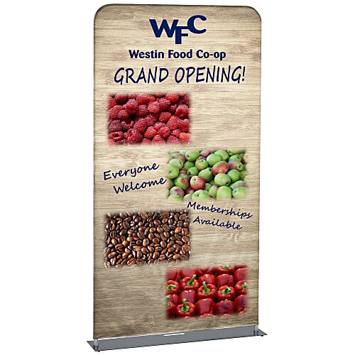 EuroFit Banner Stand - 7 1/2 feet x 4 feet Main Image