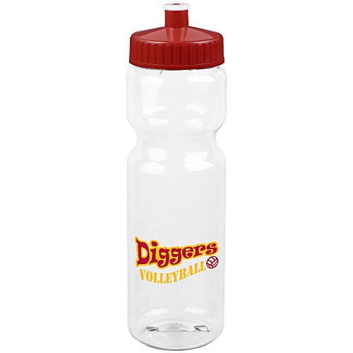 Clear Impact Olympian Bottle - 28 oz - Full Colour Main Image