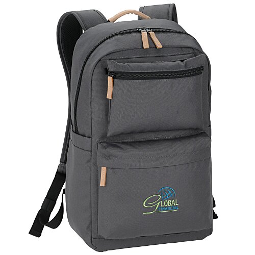 Kelso 15-inch Laptop Backpack with Removable Pack - Embroidered Main Image