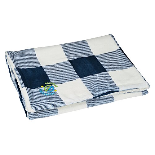 Buffalo Check Sherpa Back Blanket Main Image