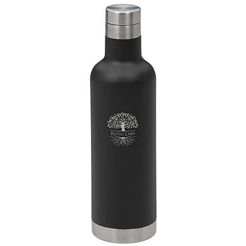 Noir Vacuum Bottle - 25 oz - Laser Engraved Main Image