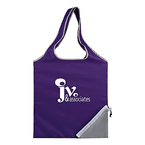 Fold-Up Cinch Corner Tote- Closeout Main Image